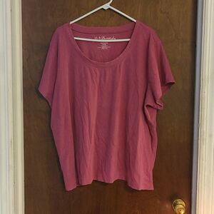 L. A. BLUES Ladies/Women's 30/32 Pink Short Sleeved Top